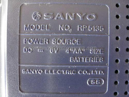 RP-5135; Sanyo Electric Co. (ID = 824078) Radio