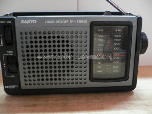 2 Band Receiver RP-6160AD; Sanyo Electric Co. (ID = 1016693) Radio