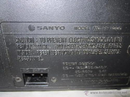 4-Band Receiver RP-8300 UM; Sanyo Electric Co. (ID = 2684491) Radio