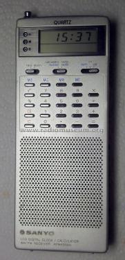 LCD Digital Clock Calculator AM/FM Receiver RPM6950U; Sanyo Electric Co. (ID = 2556583) Radio