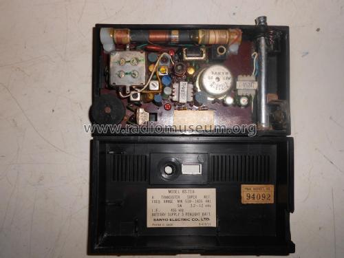 6 Transistor Superhet 6S-716; Sanyo Electric Co. (ID = 2346202) Radio