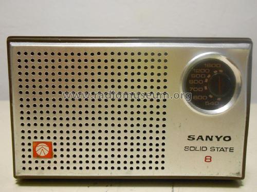 Solid State 8 Transistor Super Het HS-804; Sanyo Electric Co. (ID = 2352397) Radio