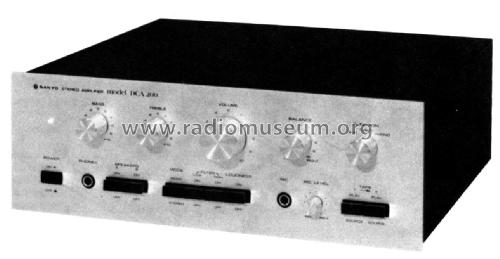 Stereo Amplifier DCA-200 /MV /SEV /UK; Sanyo Electric Co. (ID = 3001771) Ampl/Mixer