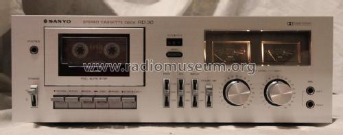 Stereo Cassette Deck RD 30; Sanyo Electric Co. (ID = 2081505) R-Player