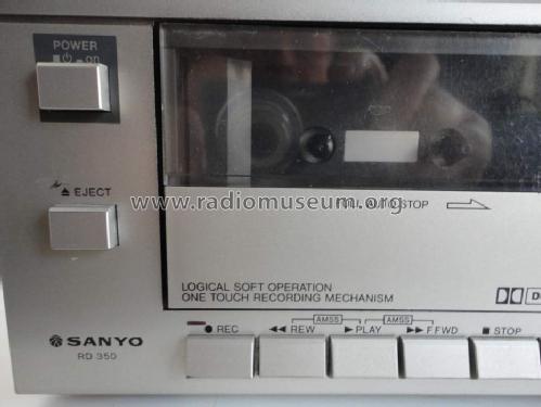 Stereo Cassette Deck RD-350; Sanyo Electric Co. (ID = 1214952) Ton-Bild