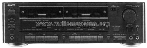 Stereo Double Cassette Deck RD W8500; Sanyo Electric Co. (ID = 1499950) Sonido-V