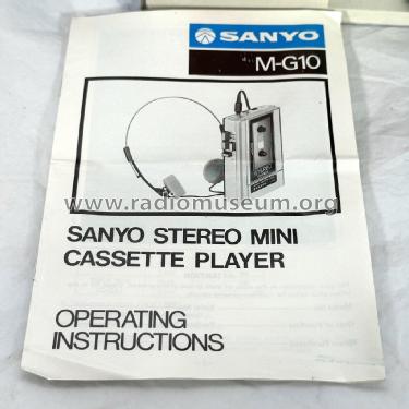 Stereo Cassette Player M-G10; Sanyo Electric Co. (ID = 2988197) R-Player