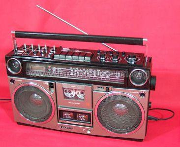 Stereo Cassette Recorder with Quartz Clock 4-Band M-9990LU; Sanyo Electric Co. (ID = 1010785) Radio