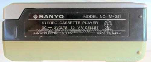 Stereo Cassetten Player M-G11; Sanyo Electric Co. (ID = 1984650) R-Player