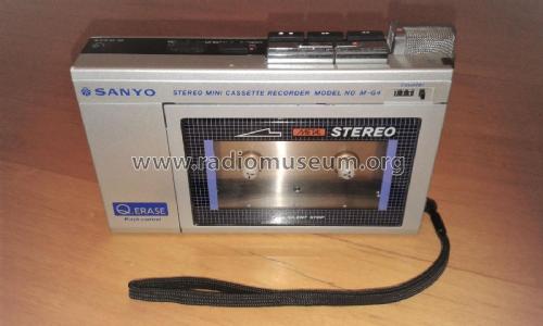 Stereo Mini Cassette Recorder M-G4; Sanyo Electric Co. (ID = 2517384) R-Player