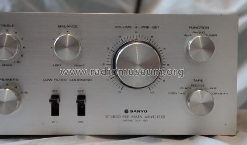 Stereo Pre Main Amplifier DCA 1001; Sanyo Electric Co. (ID = 2111810) Ampl/Mixer