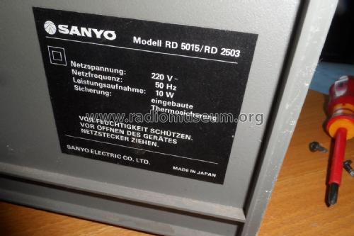 Stereokassettendeck RD5015; Sanyo Electric Co. (ID = 1984551) R-Player