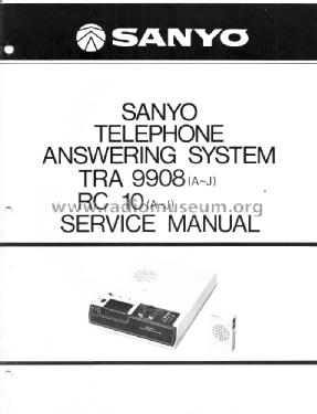 Telephone Answering System TRA 9908; Sanyo Electric Co. (ID = 2046116) R-Player