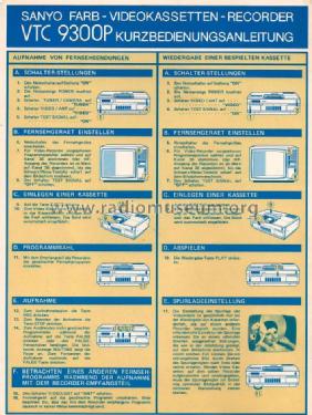 Betacord Video Cassette Recorder VTC-9300P; Sanyo Electric Co. (ID = 1239710) Sonido-V