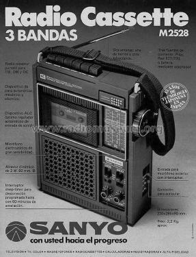 Radio Cassette M2528 N; Sanyo España, Sonitr (ID = 2804841) Radio