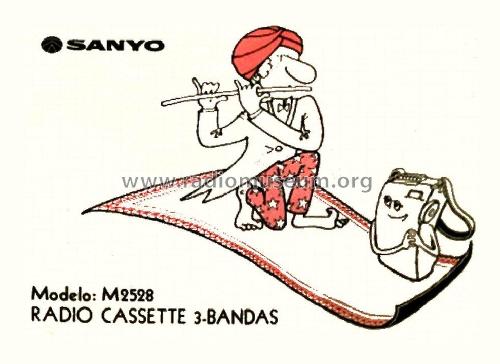 Radio Cassette M2528 N; Sanyo España, Sonitr (ID = 3082831) Radio