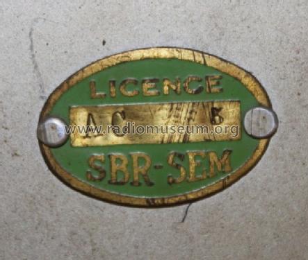 Super Ondolina 533C3; SBR Société Belge (ID = 1303820) Radio