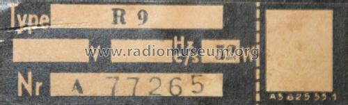 R9; SBR Société Belge (ID = 1962078) Radio