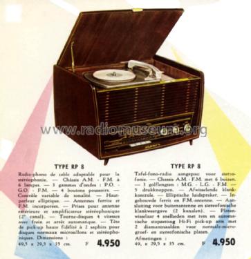 RP8 ; SBR Société Belge (ID = 2053749) Radio