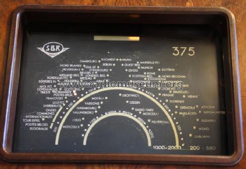 Super Ondolina 375A; SBR Société Belge (ID = 1707723) Radio