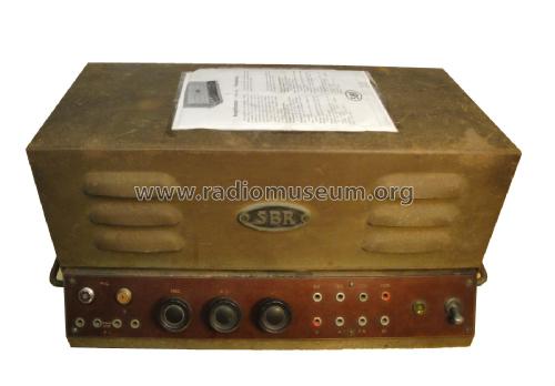 Amplificateur - Versterker 122; SBR Société Belge (ID = 2628322) Ampl/Mixer