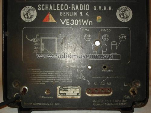 Volksempfänger VE301Wn; Schaleco - Schackow, (ID = 2205376) Radio