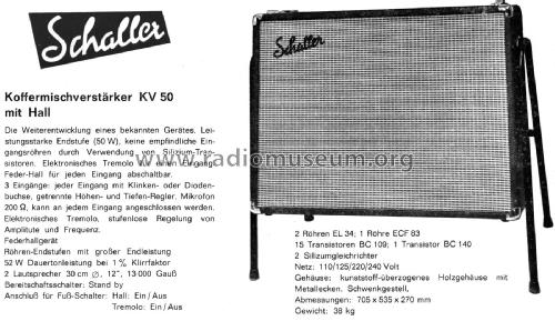 GS1000; Schaller electronic, (ID = 1859260) Ampl/Mixer