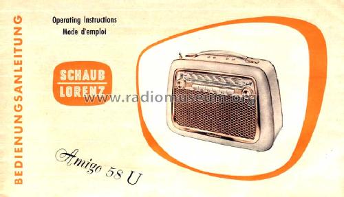 Amigo 58U Type 9028; Schaub und Schaub- (ID = 223592) Radio