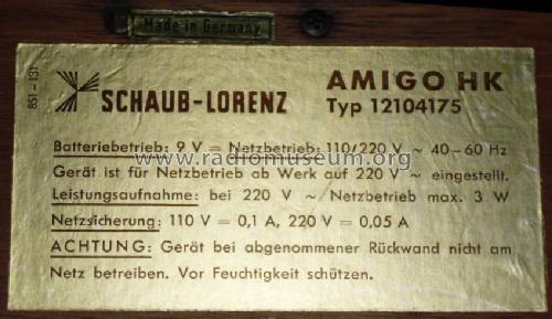 Amigo HK 12104175; Schaub und Schaub- (ID = 1776827) Radio