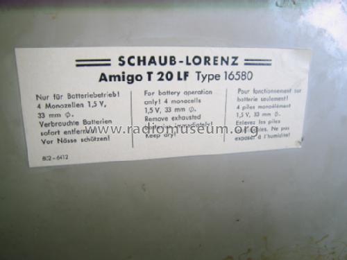 Amigo T20LF; Schaub und Schaub- (ID = 956547) Radio