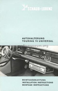 Autohalterung Touring 70/80 Universal 790506; Schaub und Schaub- (ID = 1984583) Diverses