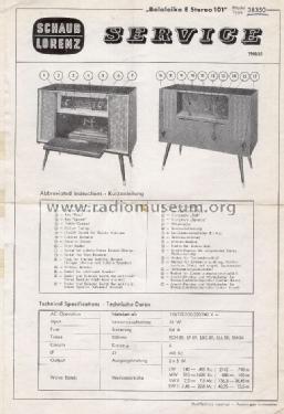 Balalaika E Stereo 101 38350; Schaub und Schaub- (ID = 1665549) Radio
