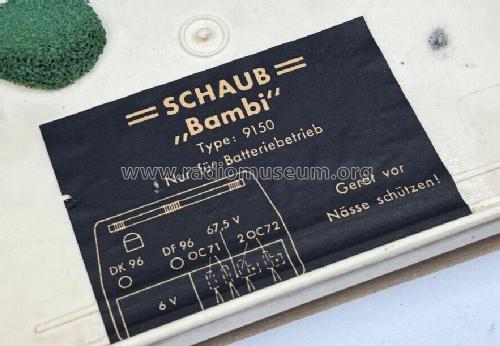 Bambi 9150; Schaub und Schaub- (ID = 3010321) Radio