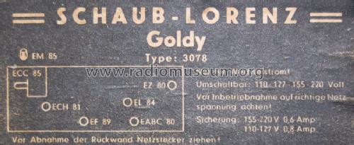 Goldy 57 3078; Schaub und Schaub- (ID = 494958) Radio