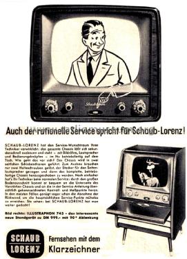 Illustraphon 743 8192; Schaub und Schaub- (ID = 2536252) Televisore