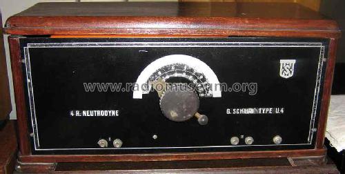 Neutrodyne U4 ; Schaub und Schaub- (ID = 449673) Radio