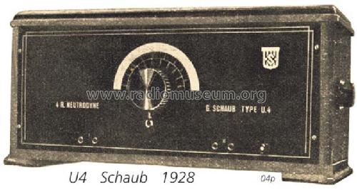 Neutrodyne U4 ; Schaub und Schaub- (ID = 791) Radio