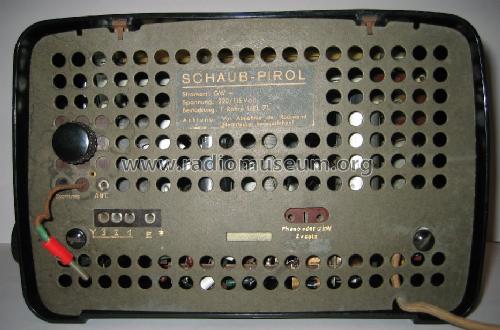Pirol II B; Schaub und Schaub- (ID = 1361103) Radio