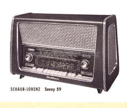 Savoy 59 17010; Schaub und Schaub- (ID = 493626) Radio