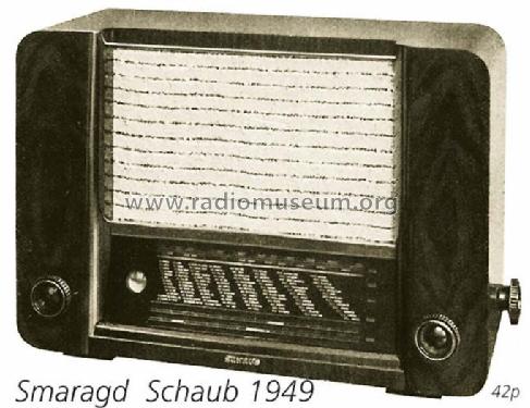 Smaragd ; Schaub und Schaub- (ID = 828) Radio