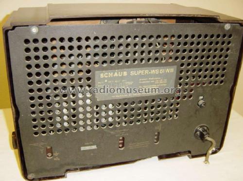Super WS51WIII; Schaub und Schaub- (ID = 125850) Radio