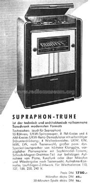 Supraphon-Truhe ; Schaub und Schaub- (ID = 959997) Radio