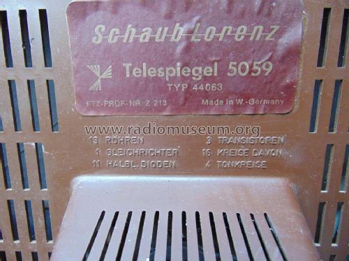 Telespiegel 5059 44063 Ch= 5010; Schaub und Schaub- (ID = 2557170) Televisore