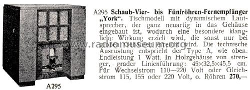 York W; Schaub und Schaub- (ID = 2705324) Radio