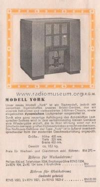 York W; Schaub und Schaub- (ID = 347087) Radio
