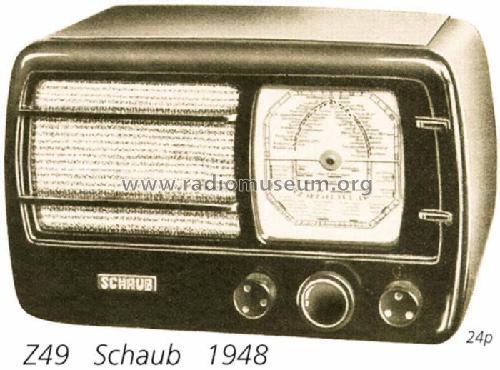 Z49U11; Schaub und Schaub- (ID = 817) Radio