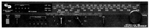 HiFi Stereo Analog Tuner DCS8025AT; Schneider (ID = 1692008) Radio