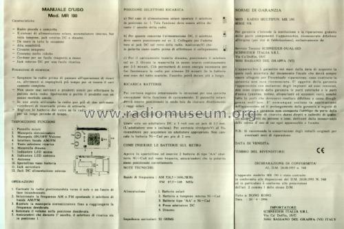 Dynamo & Solar Radio MR 190; Schneider Italia SID (ID = 2285295) Radio