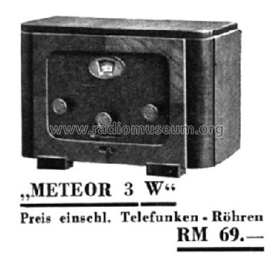 Meteor III 3W; Schneider-Opel AG, (ID = 2516043) Radio