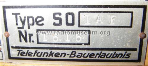 SO1AF; Schneider-Opel AG, (ID = 486780) Radio